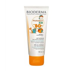 Kremas nuo saulės Bioderma Photoderm Kid Milk Very Hight Protection SPF 50+, 100ml kaina ir informacija | Kremai nuo saulės | pigu.lt