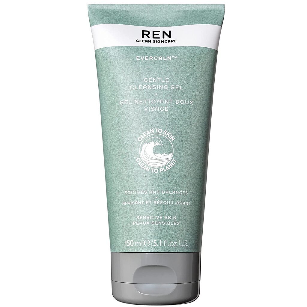 Valomoji veido želė Ren Clean Skincare Evercalm Gentle Cleansing Gel 150 ml цена и информация | Veido prausikliai, valikliai | pigu.lt