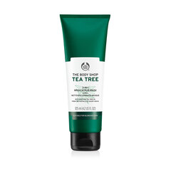 Veido šveitiklis The Body Shop Tea Tree 3 in 1 125 ml kaina ir informacija | Veido prausikliai, valikliai | pigu.lt