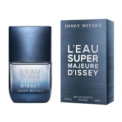 Туалетная вода для мужчин Issey Miyake L'Eau Super Majeure D'Issey EDT 50 мл цена и информация | Issey Miyake Духи, косметика | pigu.lt