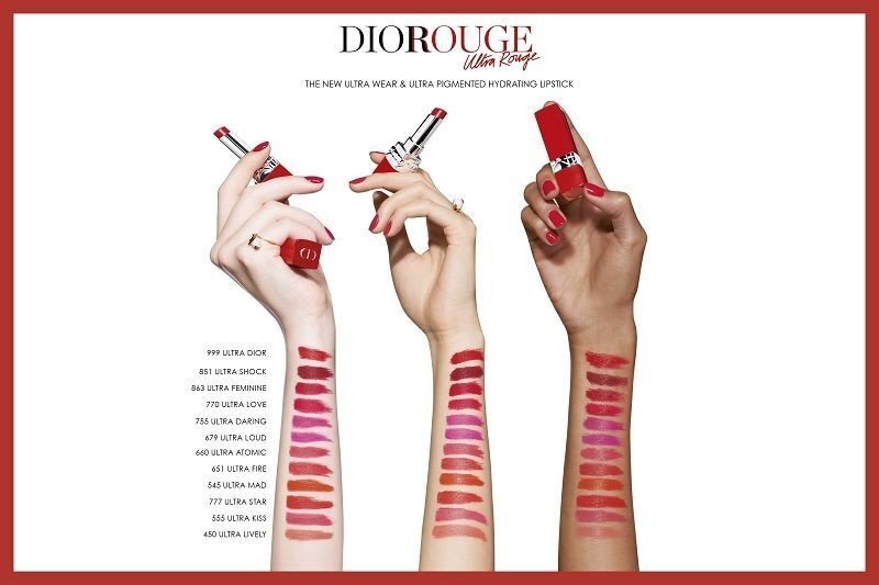 Lūpų dažai Dior Rouge Dior Ultra Rouge 3,5 g, 777 Ultra Star kaina ir informacija | Lūpų dažai, blizgiai, balzamai, vazelinai | pigu.lt