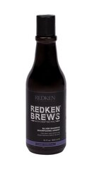 Geltonus tonus neutralizuojantis šampūnas žiliems ir šviesintiems plaukams Redken Brews Silver, 300 ml kaina ir informacija | Šampūnai | pigu.lt