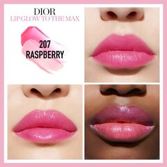 Губная помада-бальзам Dior Addict Lip Glow To The Max 3,5 г, 207 Raspberry цена и информация | Помады, бальзамы, блеск для губ | pigu.lt