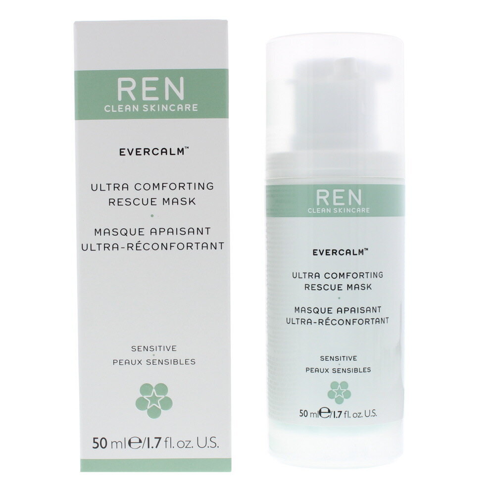 Raminamoji veido kaukė Ren Evercalm Ultra Comforting 50 ml kaina ir informacija | Veido kaukės, paakių kaukės | pigu.lt