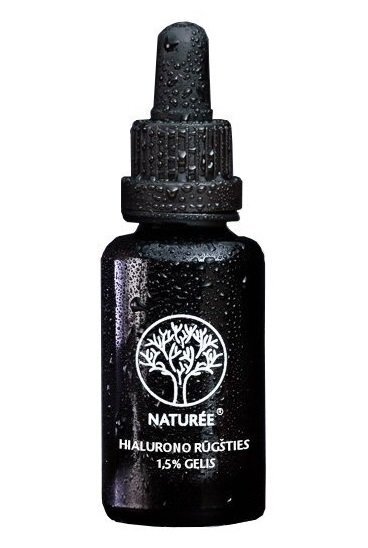 Hialurono rūgšties gelis veidui 1,5% Naturee 30 ml цена и информация | Veido aliejai, serumai | pigu.lt