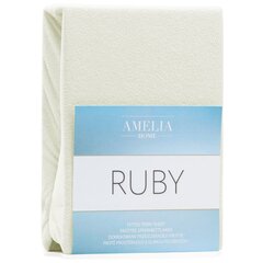 AmeliaHome frotinė paklodė su guma Ruby, 180x200 cm kaina ir informacija | Paklodės | pigu.lt