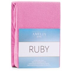 AmeliaHome махровая простыня с резинкой Ruby, 120 x 200 см цена и информация | Простыни | pigu.lt