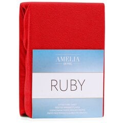 AmeliaHome frotinė paklodė su guma Ruby, 140x200 cm kaina ir informacija | Paklodės | pigu.lt