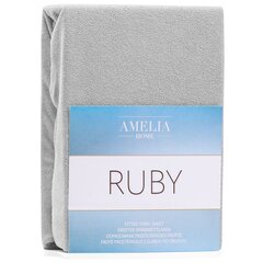 AmeliaHome махровая простыня с резинкой Ruby, 140 x 200 см цена и информация | Простыни | pigu.lt