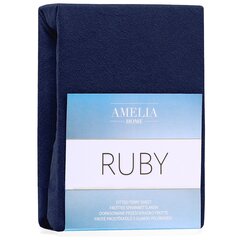 AmeliaHome махровая простыня с резинкой Ruby, 140 x 200 см цена и информация | Простыни | pigu.lt