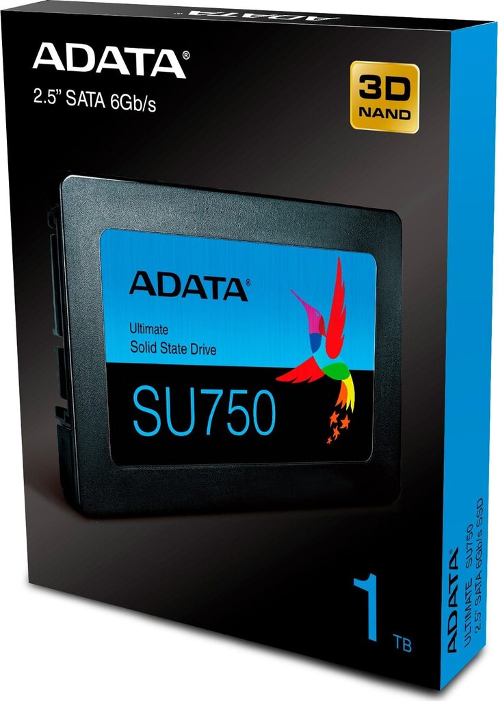 AData ASU750SS-1TT-C kaina ir informacija | Vidiniai kietieji diskai (HDD, SSD, Hybrid) | pigu.lt