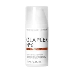 Atkuriamasis plaukų kremas Olaplex No.6 Bond Smoother, 100 ml kaina ir informacija | Priemonės plaukų stiprinimui | pigu.lt