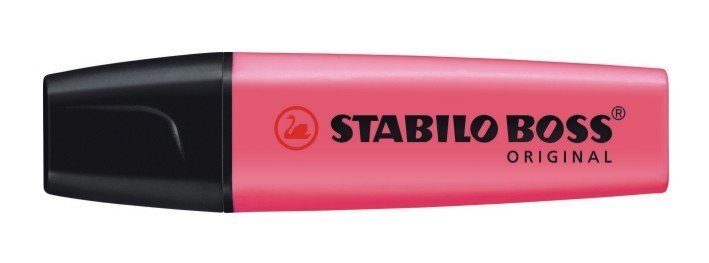 Memo žymeklis Stabilo Boss rožinė, 10 vnt kaina ir informacija | Kanceliarinės prekės | pigu.lt