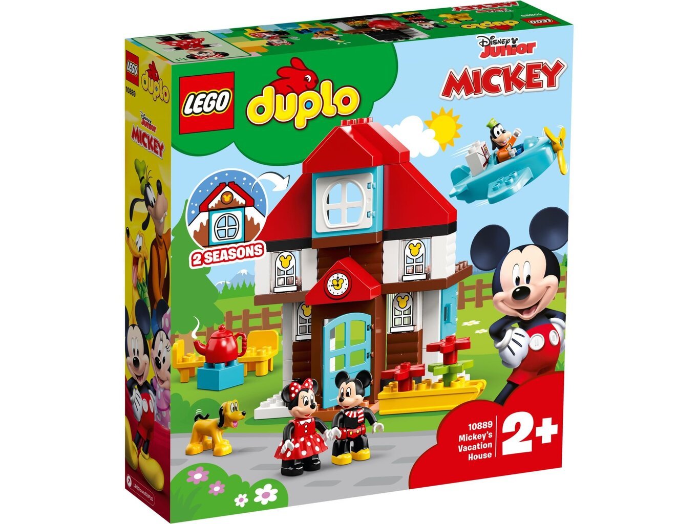 10889 LEGO® DUPLO Disney Mikio atostogų namas цена и информация | Konstruktoriai ir kaladėlės | pigu.lt