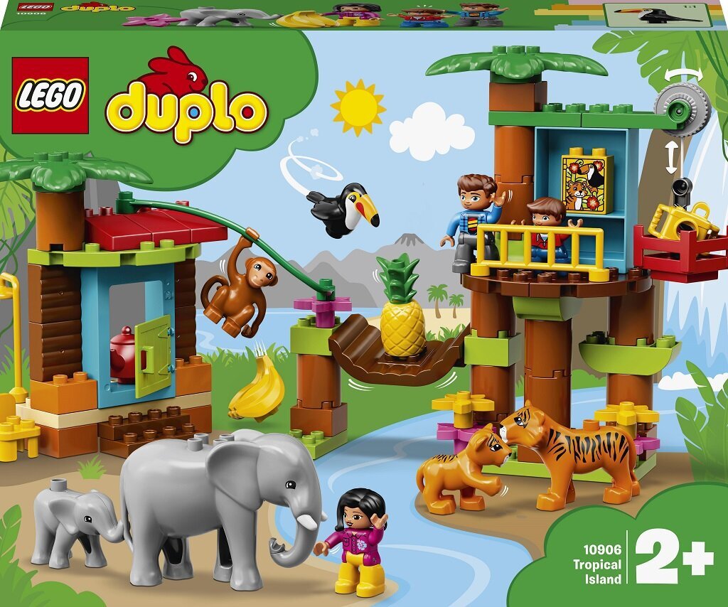 10906 LEGO® DUPLO Tropinė sala kaina ir informacija | Konstruktoriai ir kaladėlės | pigu.lt