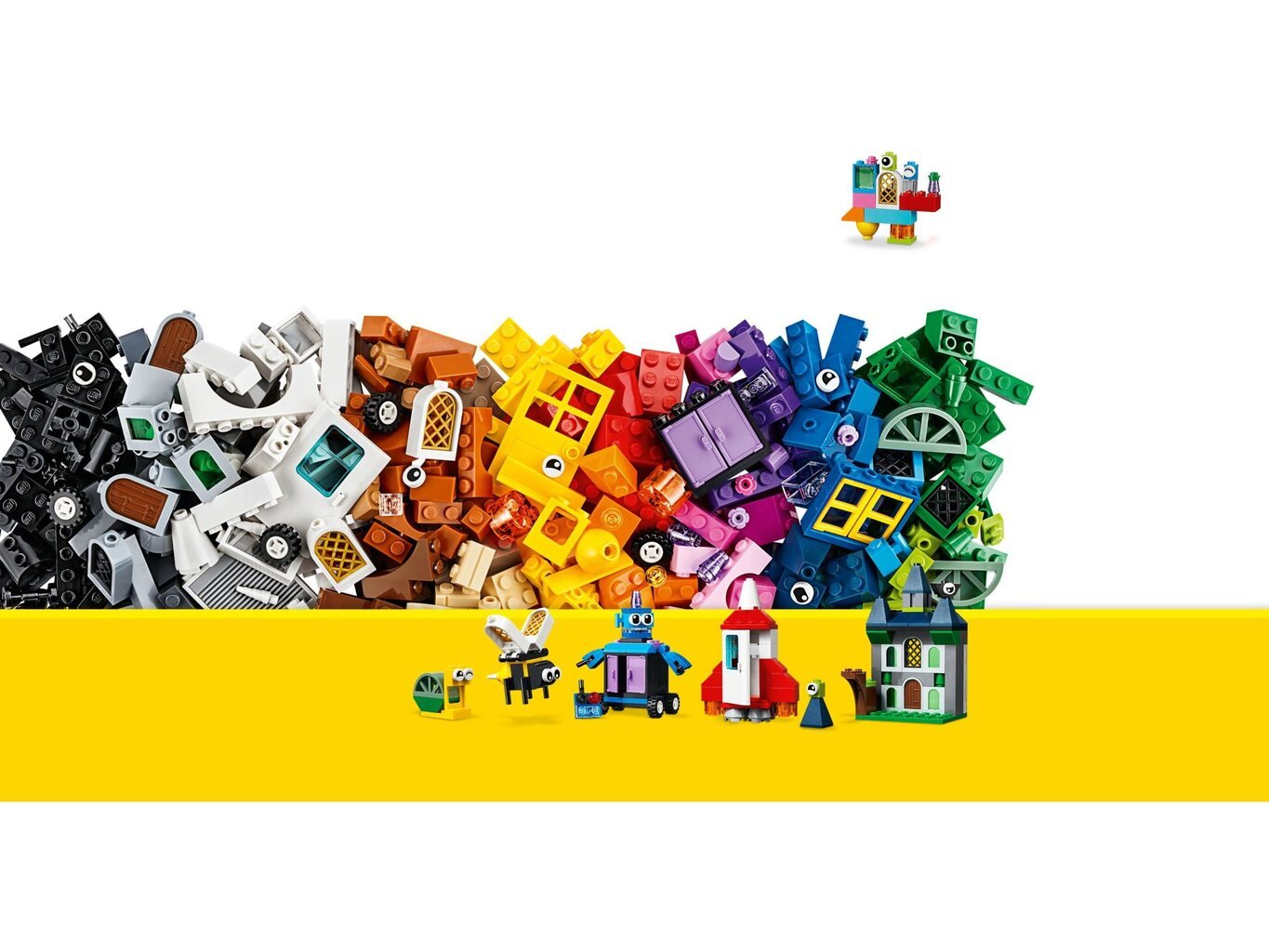 11004 LEGO® Classic Kūrybiškumo langai kaina ir informacija | Konstruktoriai ir kaladėlės | pigu.lt