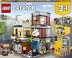 31097 LEGO® Creator Miestelio gyvūnų parduotuvė ir kavinė цена и информация | Konstruktoriai ir kaladėlės | pigu.lt