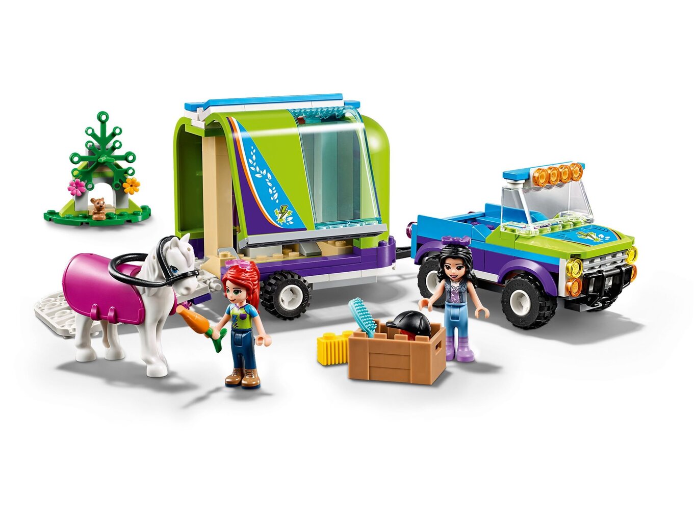 41371 LEGO® Friends Mia žirgo priekaba kaina ir informacija | Konstruktoriai ir kaladėlės | pigu.lt