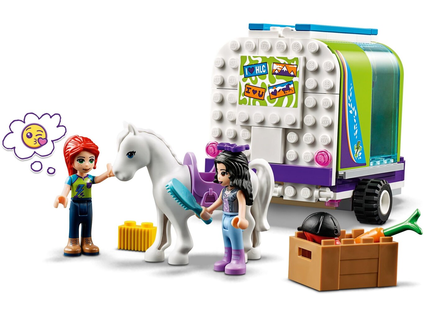 41371 LEGO® Friends Mia žirgo priekaba kaina ir informacija | Konstruktoriai ir kaladėlės | pigu.lt