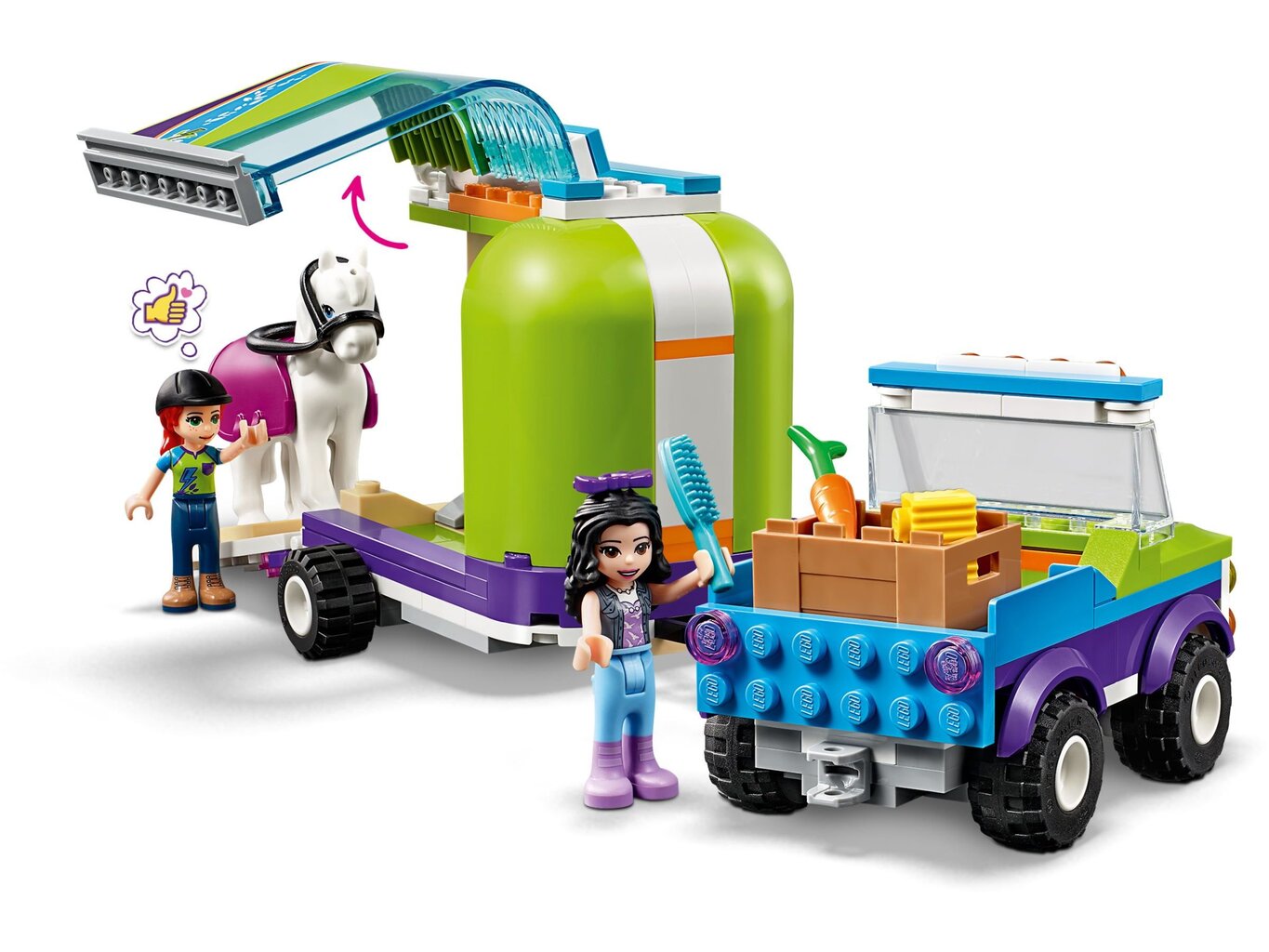 41371 LEGO® Friends Mia žirgo priekaba kaina ir informacija | Konstruktoriai ir kaladėlės | pigu.lt