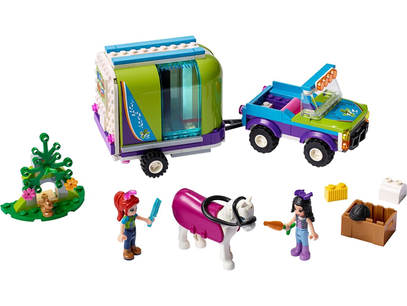 41371 LEGO® Friends Mia žirgo priekaba kaina ir informacija | Konstruktoriai ir kaladėlės | pigu.lt