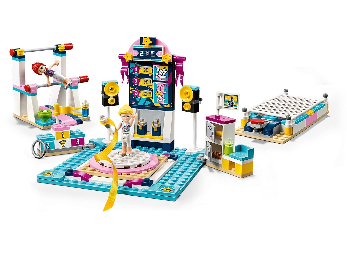 41372 LEGO® Friends Stephanie gimnastikos pasirodymas kaina ir informacija | Konstruktoriai ir kaladėlės | pigu.lt