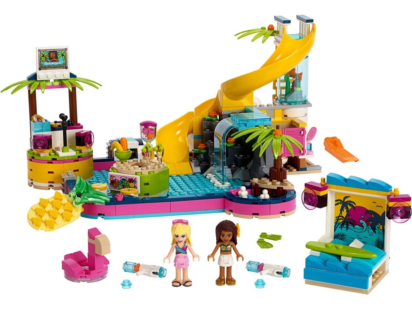 41374 LEGO® Friends Andrea vakarėlis prie baseino kaina ir informacija | Konstruktoriai ir kaladėlės | pigu.lt