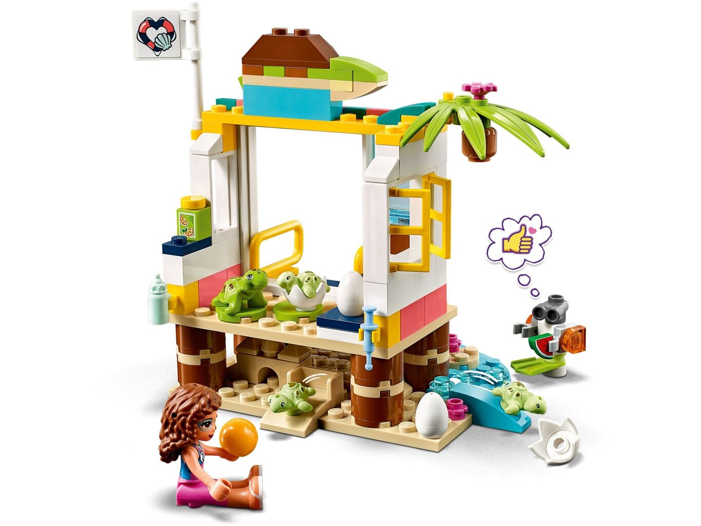 41376 LEGO® Friends Vėžlių gelbėjimo operacija kaina ir informacija | Konstruktoriai ir kaladėlės | pigu.lt