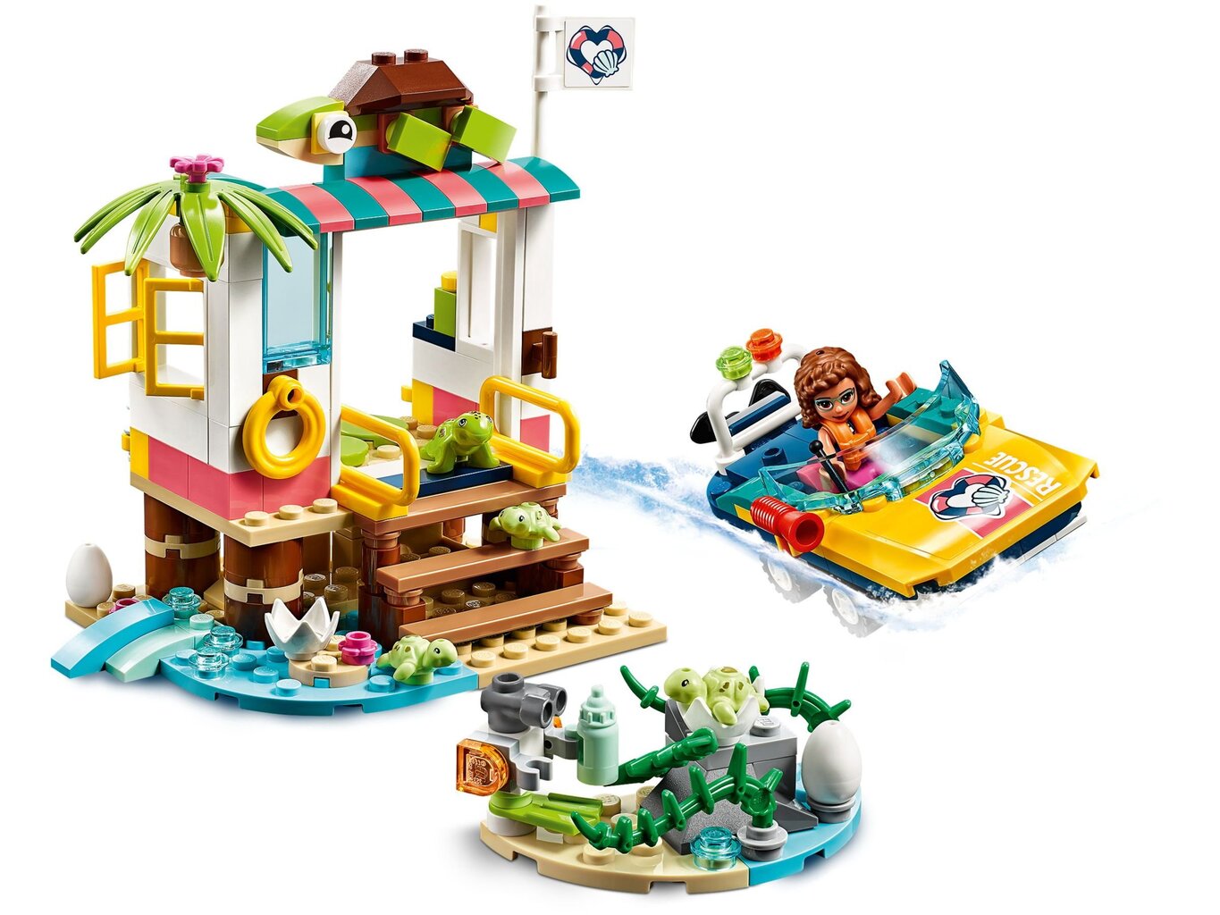 41376 LEGO® Friends Vėžlių gelbėjimo operacija kaina ir informacija | Konstruktoriai ir kaladėlės | pigu.lt