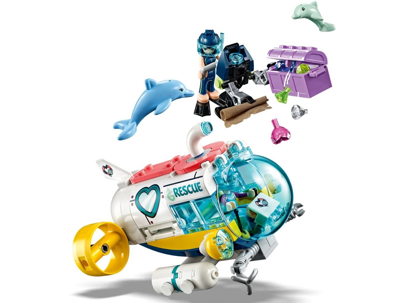 41378 LEGO® Friends Delfinų gelbėjimo operacija kaina ir informacija | Konstruktoriai ir kaladėlės | pigu.lt