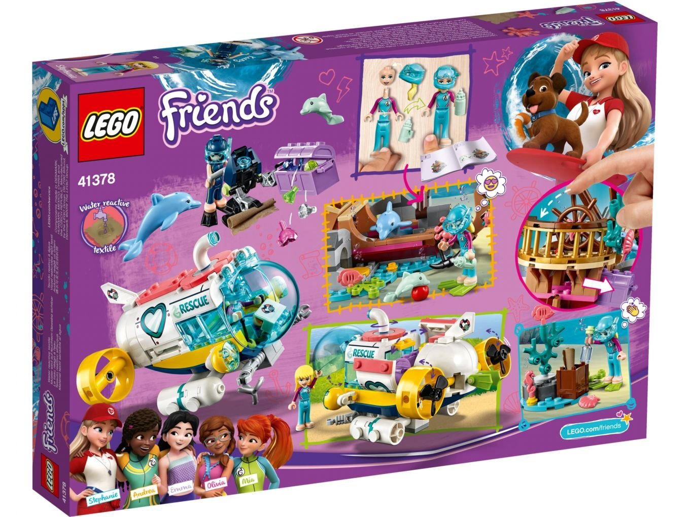 41378 LEGO® Friends Delfinų gelbėjimo operacija цена и информация | Konstruktoriai ir kaladėlės | pigu.lt