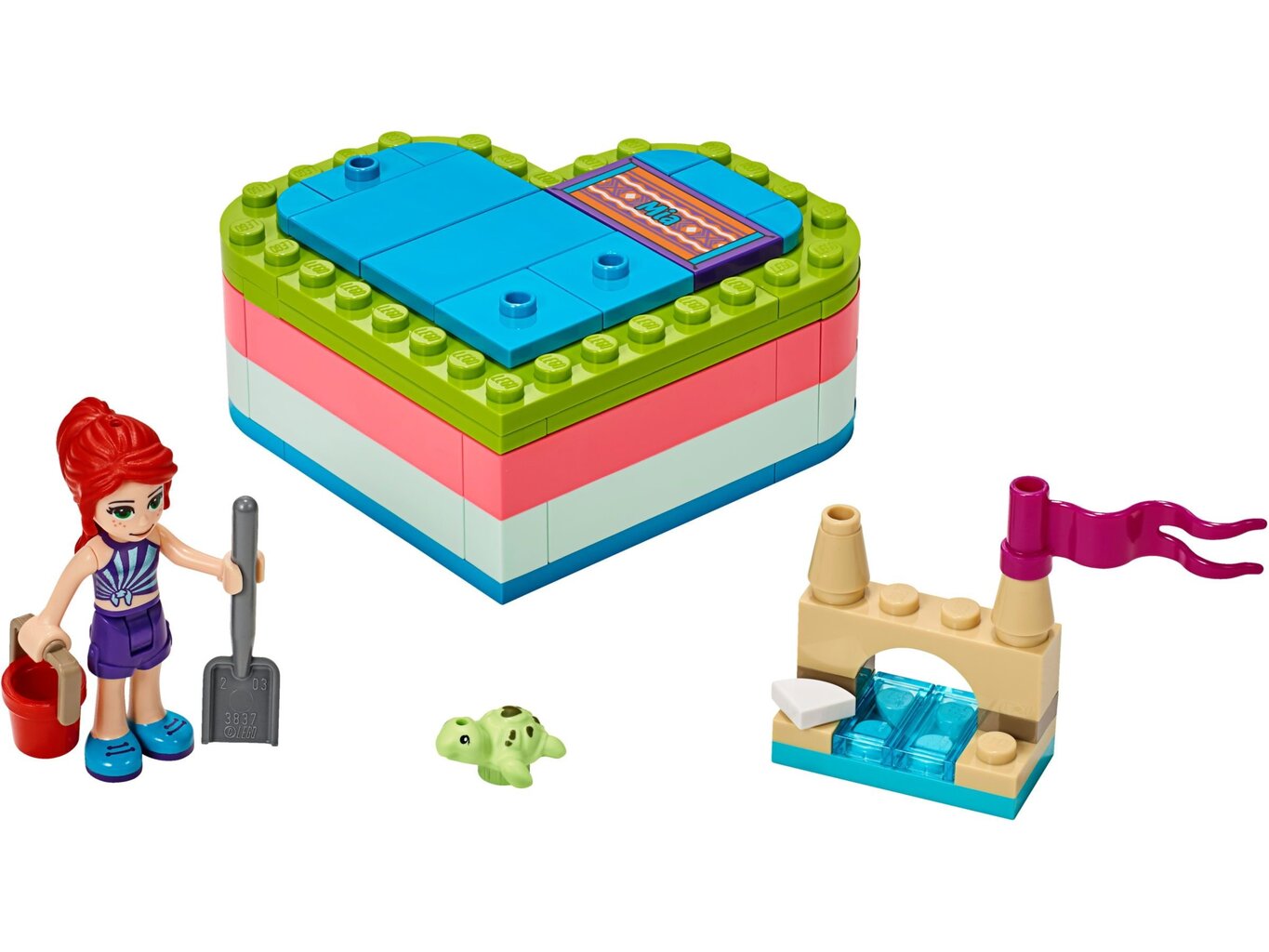 41388 LEGO® Friends Mia vasarinė širdelės formos dėžutė kaina ir informacija | Konstruktoriai ir kaladėlės | pigu.lt