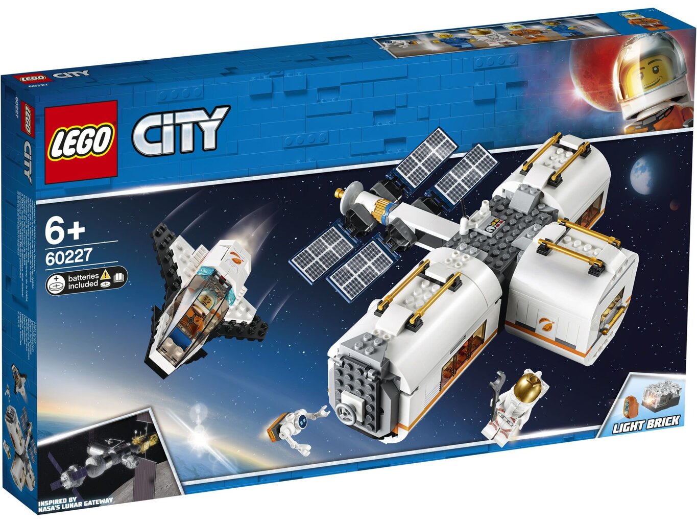 60227 LEGO® City Mėnulio kosminė stotis цена и информация | Konstruktoriai ir kaladėlės | pigu.lt