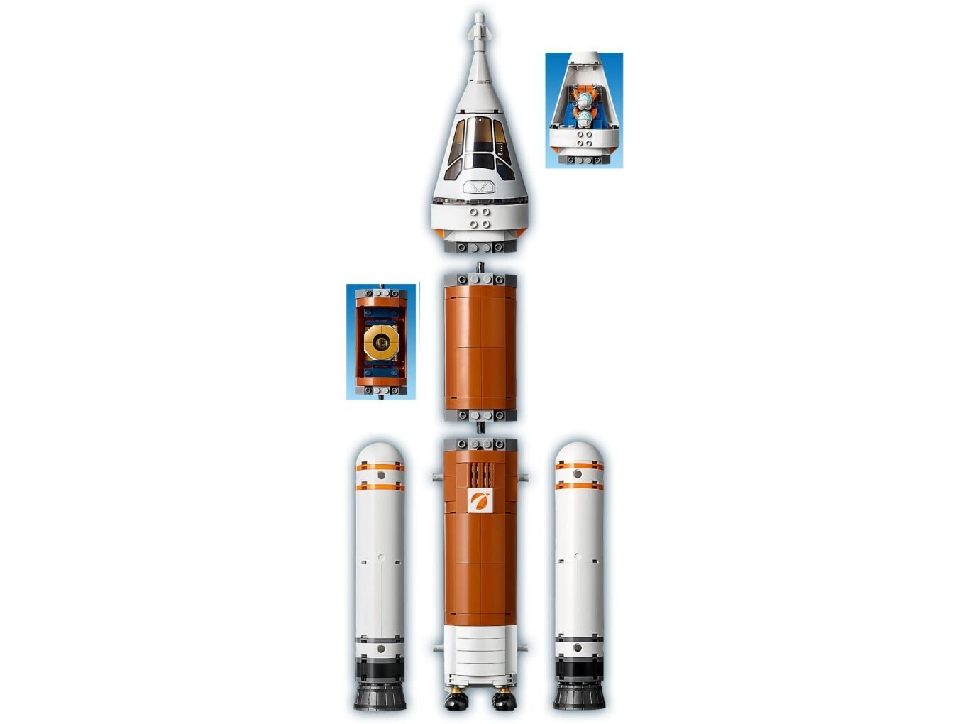 60228 LEGO® City Tolimojo kosmoso raketa kaina ir informacija | Konstruktoriai ir kaladėlės | pigu.lt