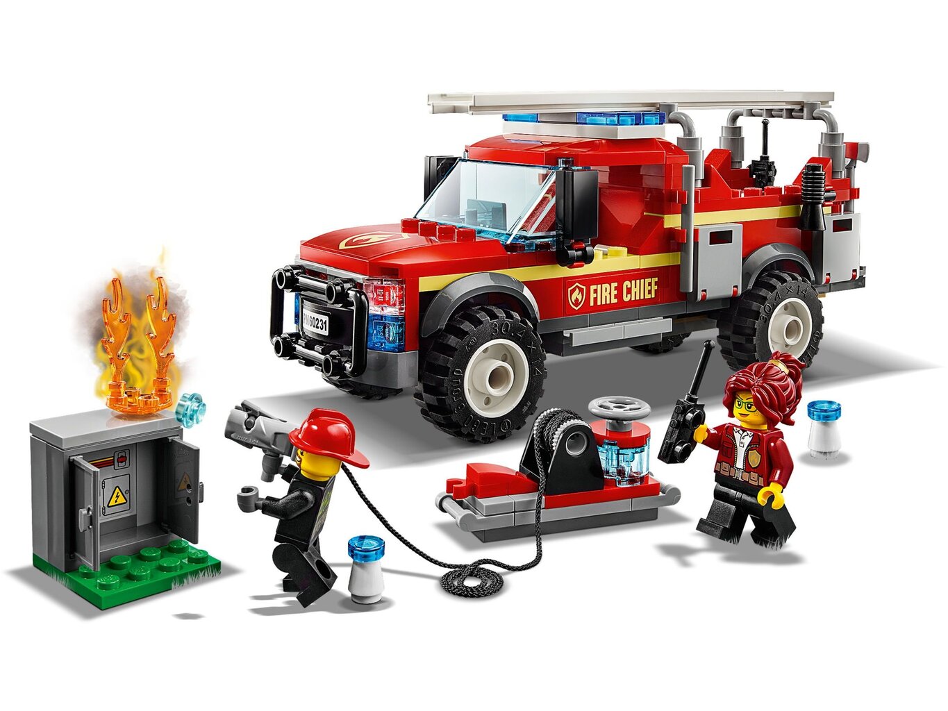 60231 LEGO® City Greitojo reagavimo visureigis цена и информация | Konstruktoriai ir kaladėlės | pigu.lt