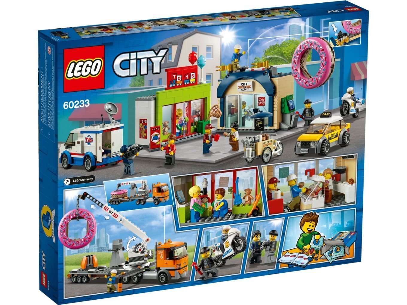 60233 LEGO® City Spurgų krautuvėlės atidarymas kaina ir informacija | Konstruktoriai ir kaladėlės | pigu.lt