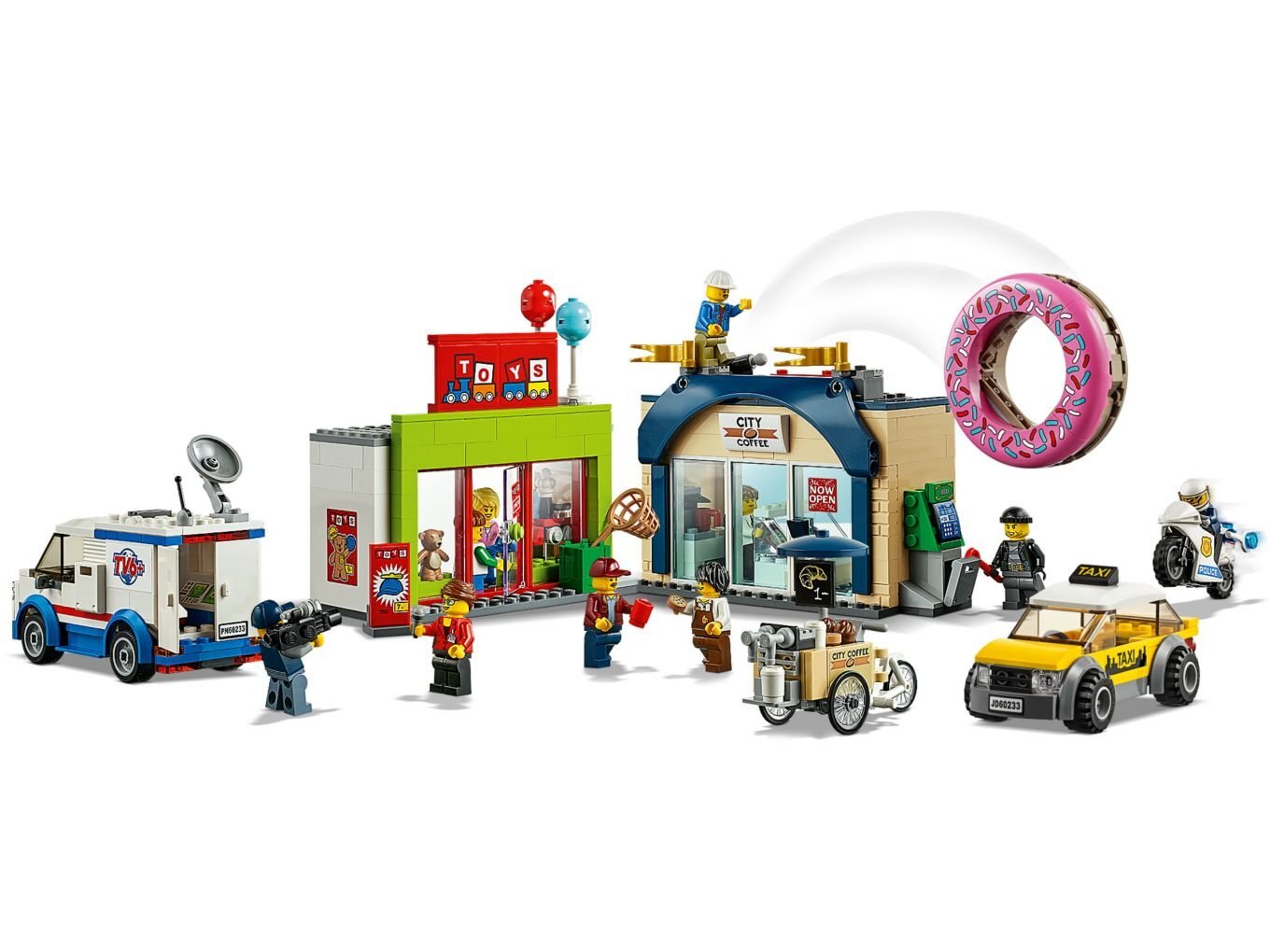 60233 LEGO® City Spurgų krautuvėlės atidarymas kaina ir informacija | Konstruktoriai ir kaladėlės | pigu.lt