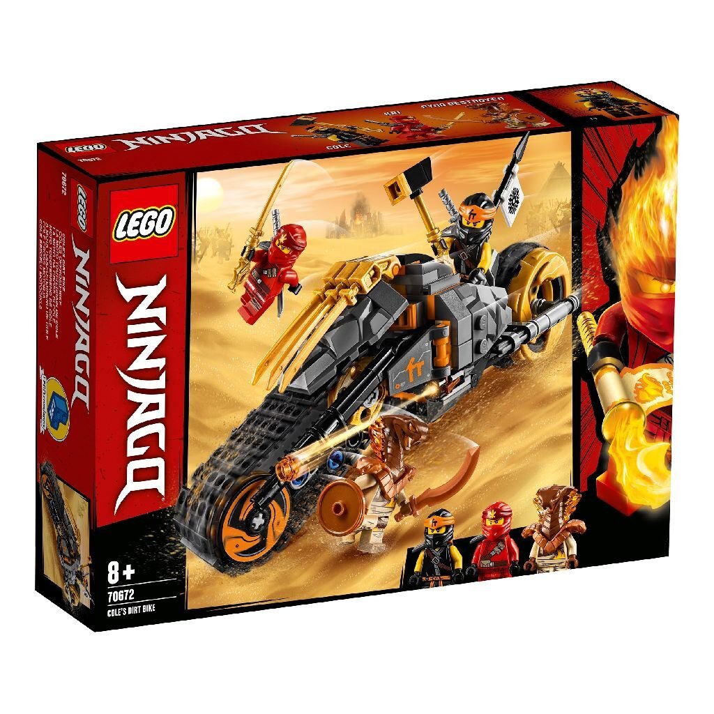 70672 LEGO® NINJAGO Cole galingasis motociklas цена и информация | Konstruktoriai ir kaladėlės | pigu.lt