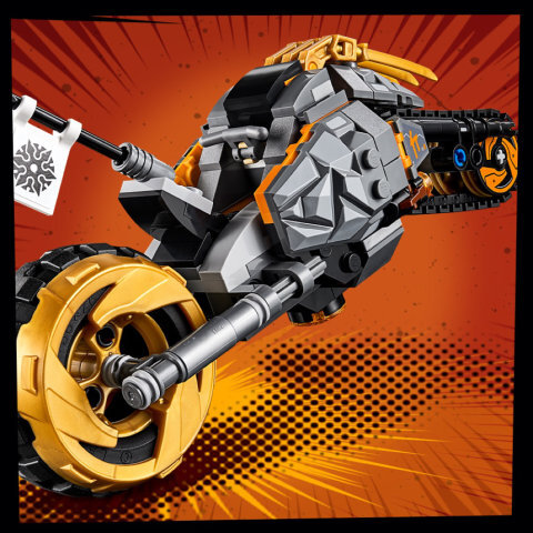70672 LEGO® NINJAGO Cole galingasis motociklas kaina ir informacija | Konstruktoriai ir kaladėlės | pigu.lt