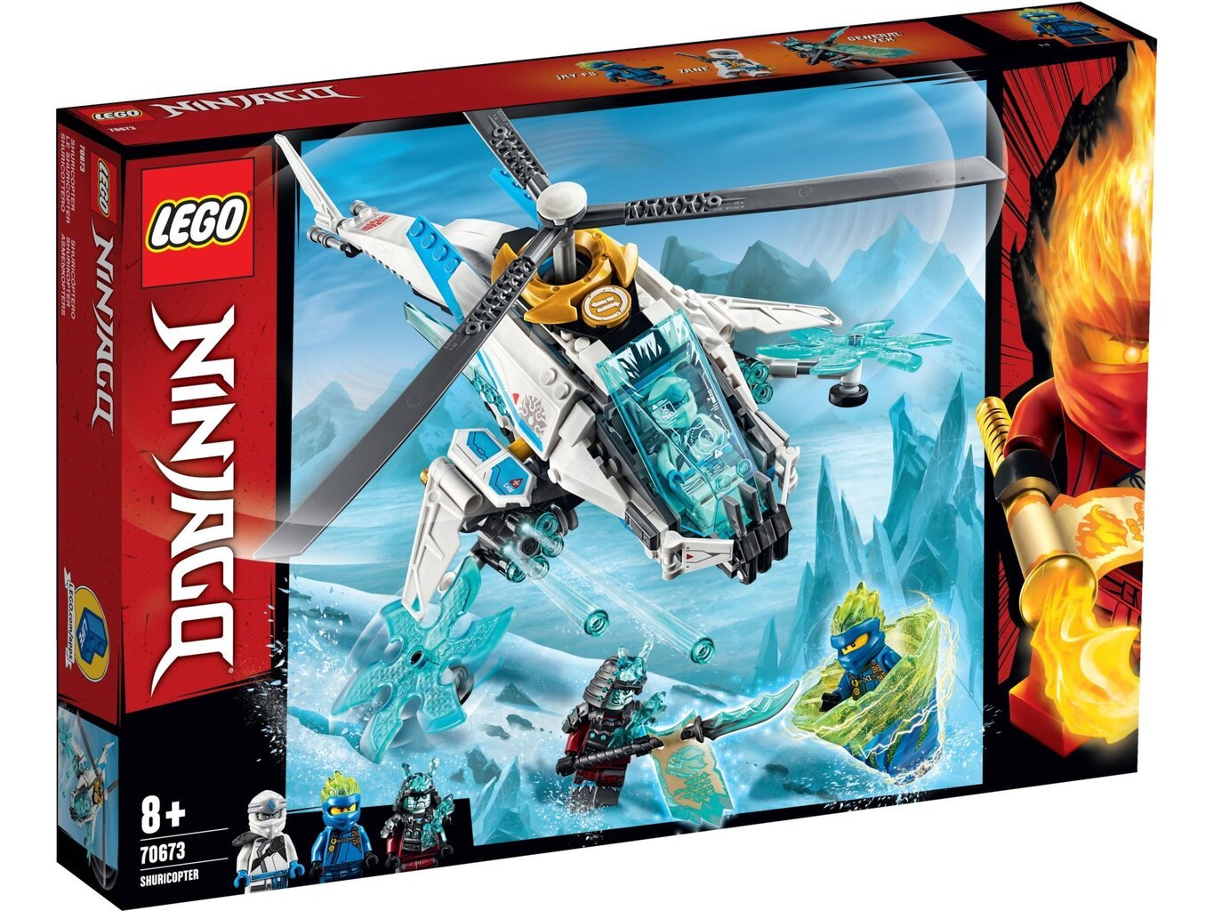 70673 LEGO® NINJAGO Sraigtasparnis šurikenas kaina ir informacija | Konstruktoriai ir kaladėlės | pigu.lt