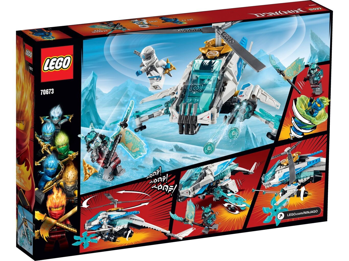 70673 LEGO® NINJAGO Sraigtasparnis šurikenas kaina ir informacija | Konstruktoriai ir kaladėlės | pigu.lt