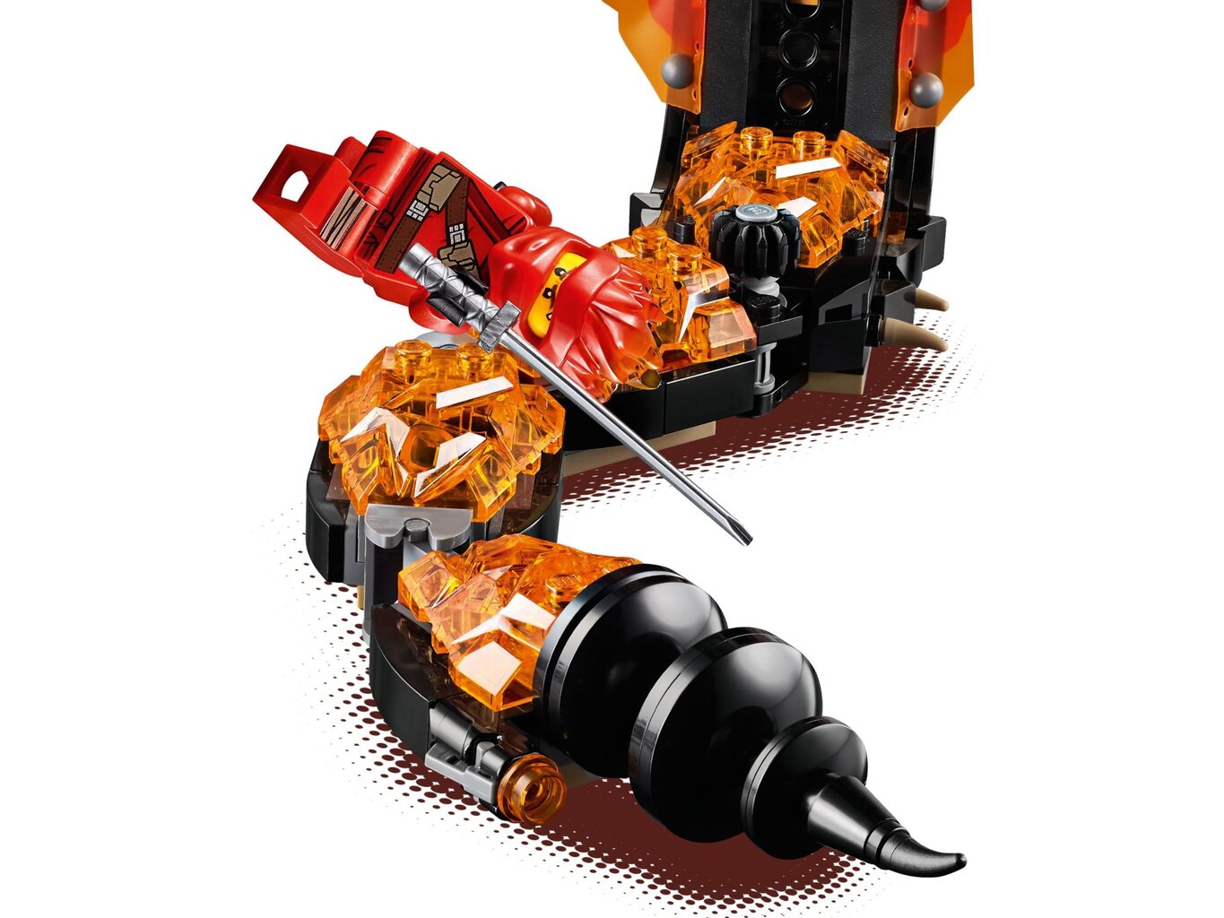 70674 LEGO® NINJAGO Ugninė iltis цена и информация | Konstruktoriai ir kaladėlės | pigu.lt