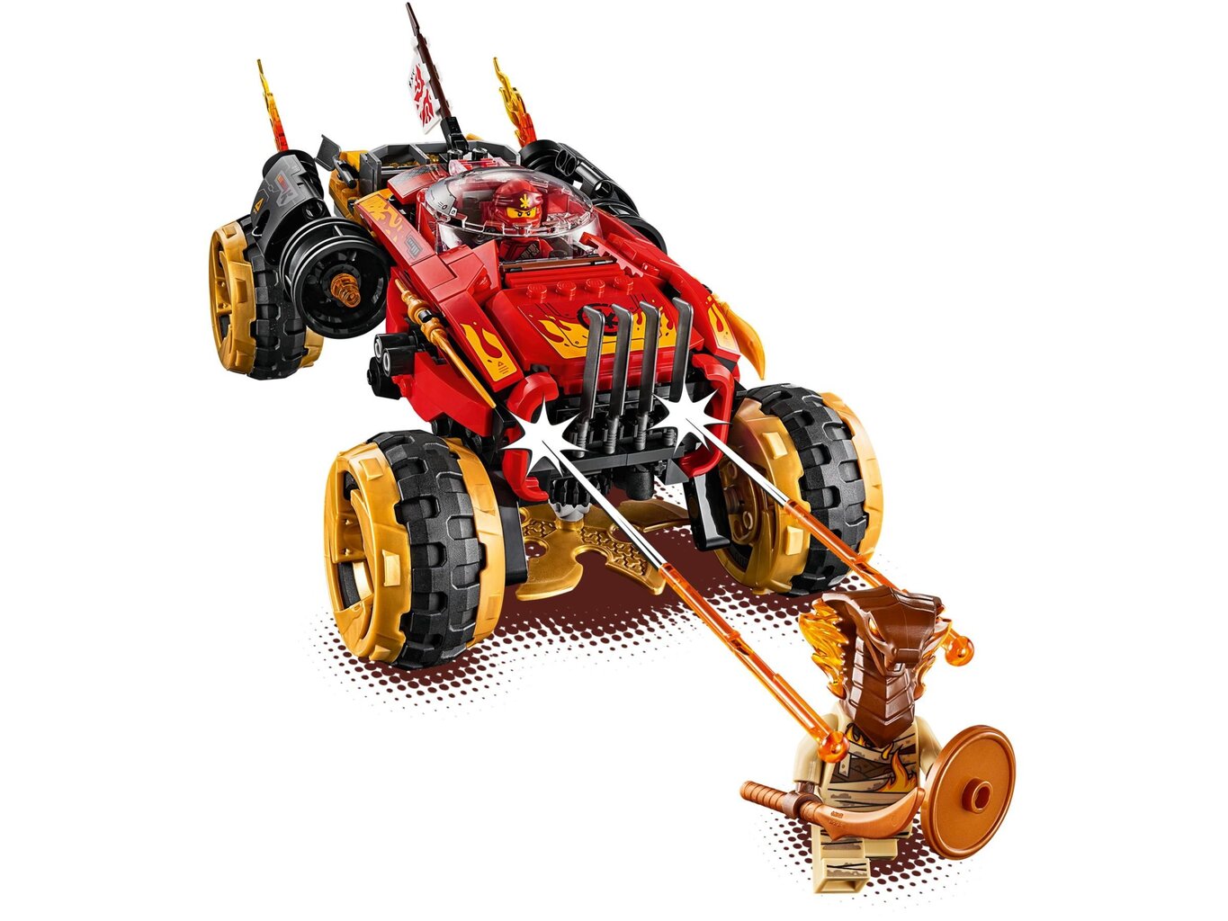 70675 LEGO® NINJAGO Katana 4x4 kaina ir informacija | Konstruktoriai ir kaladėlės | pigu.lt