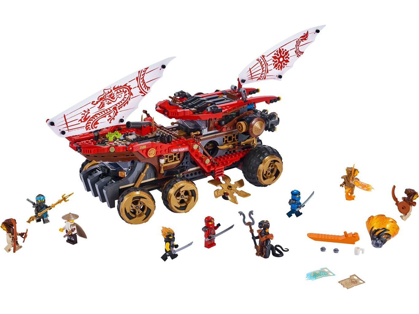 70677 LEGO® NINJAGO Žemės lobis kaina ir informacija | Konstruktoriai ir kaladėlės | pigu.lt
