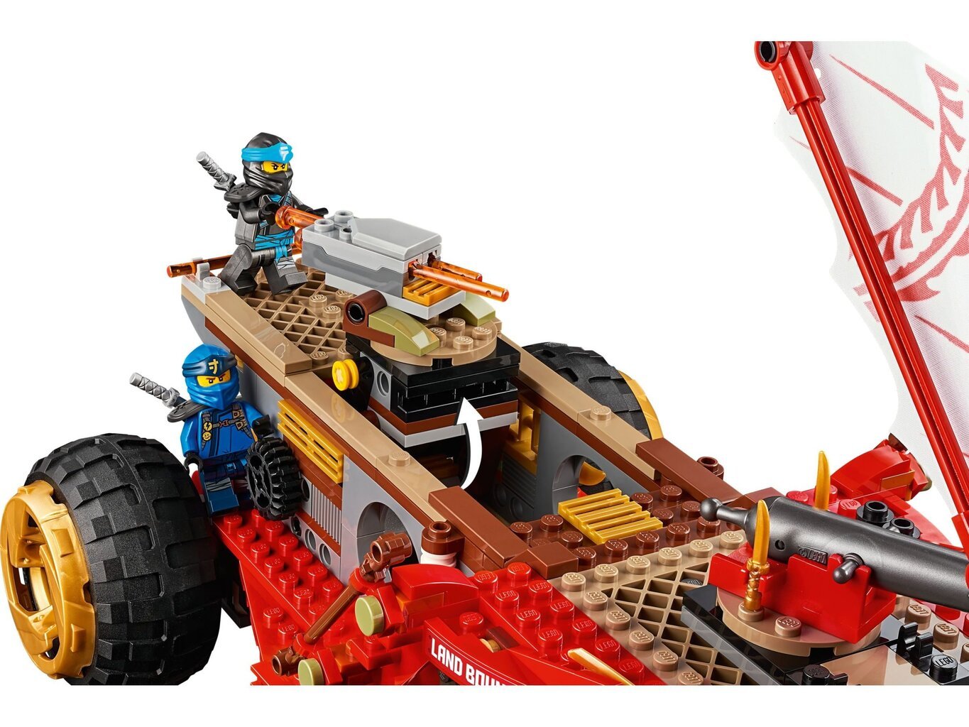 70677 LEGO® NINJAGO Žemės lobis kaina ir informacija | Konstruktoriai ir kaladėlės | pigu.lt