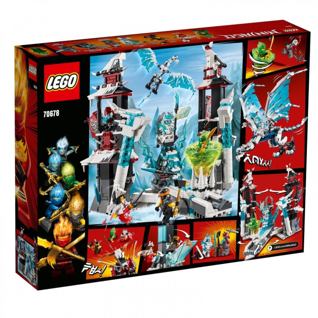 70678 LEGO® NINJAGO Замок забытого императора цена | pigu.lt