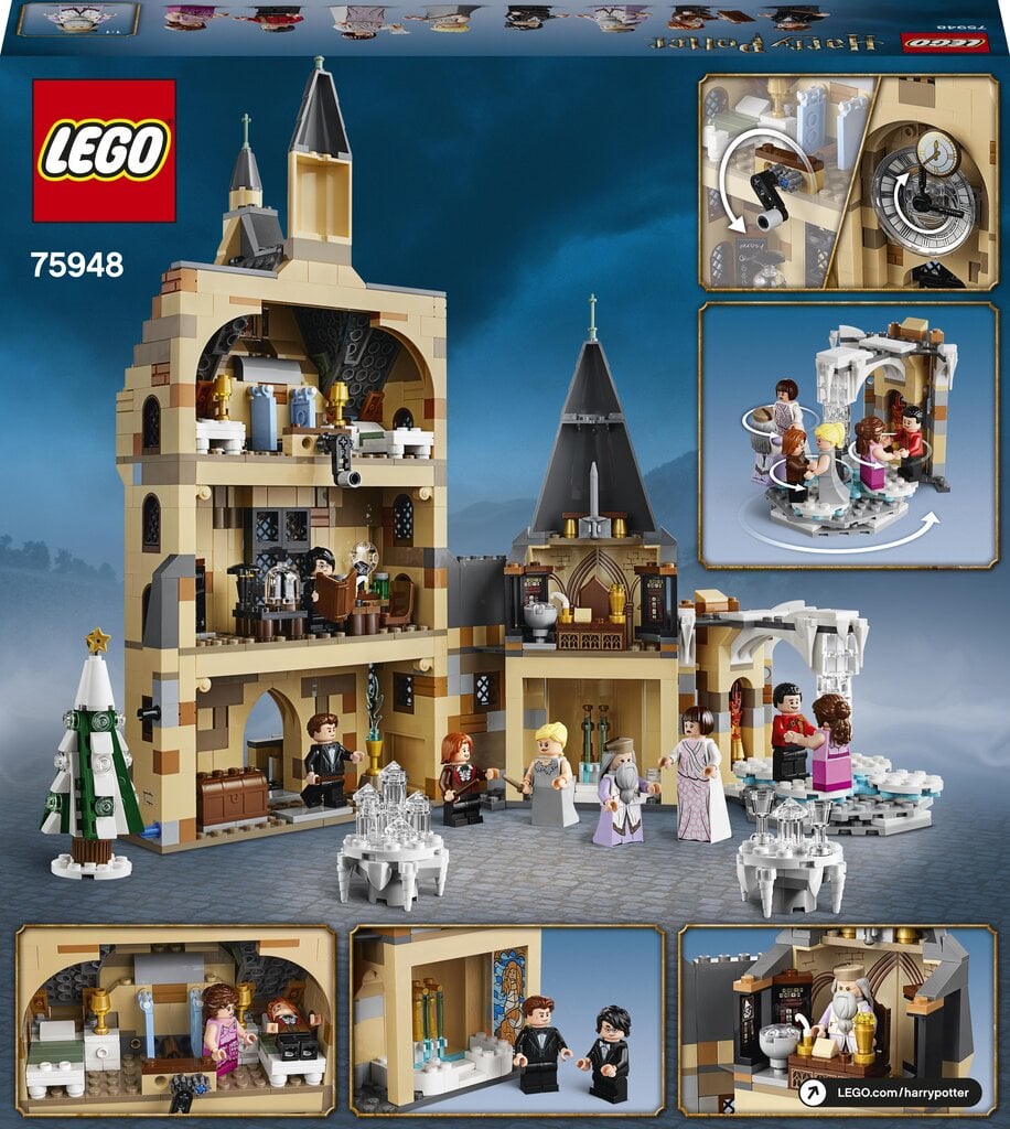 75948 LEGO® Harry Potter Hogvartso laikrodžio bokštas цена и информация | Konstruktoriai ir kaladėlės | pigu.lt