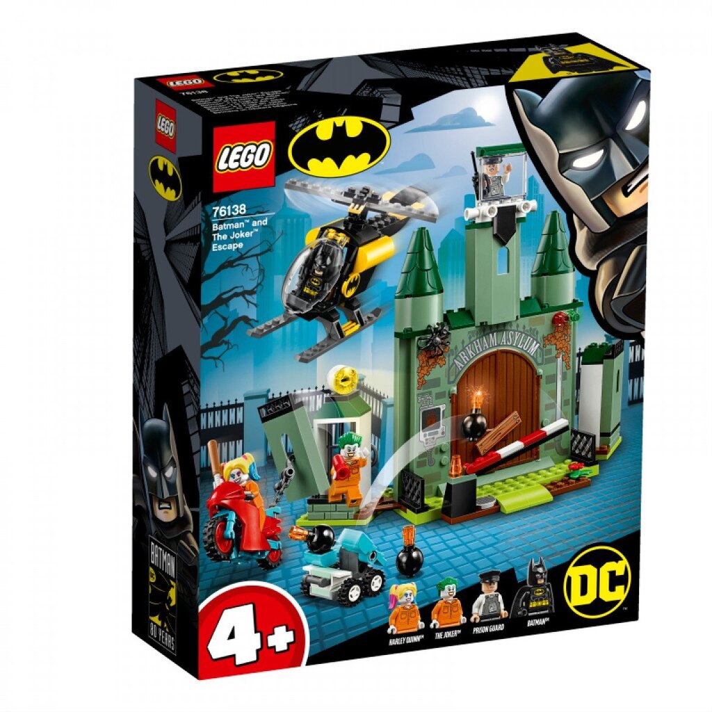 76138 LEGO® Super Heroes Betmeno ir The Joker pabėgimas цена и информация | Konstruktoriai ir kaladėlės | pigu.lt