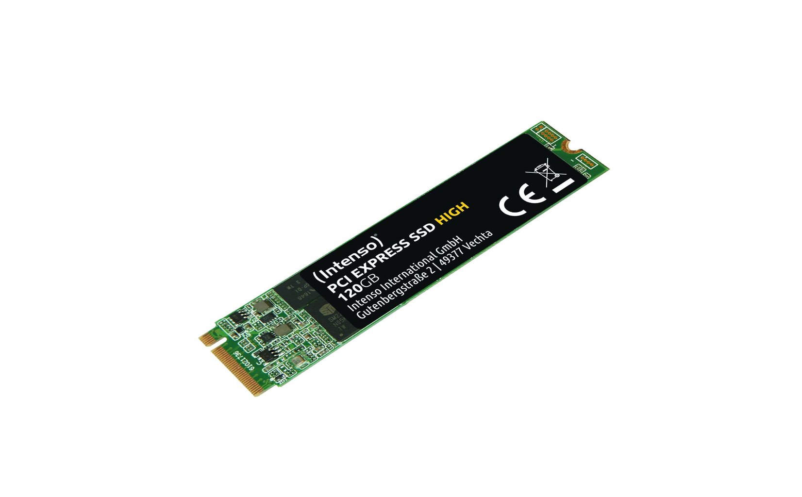 Intenso SSD PCI Express 120GB kaina ir informacija | Vidiniai kietieji diskai (HDD, SSD, Hybrid) | pigu.lt