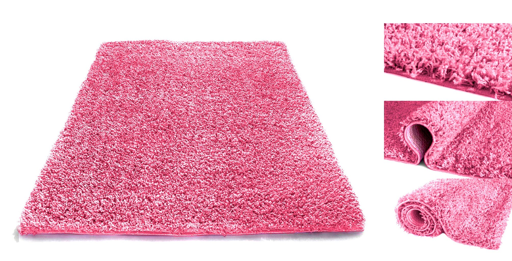 Kilimas Shaggy Pink, 140 x 190 cm kaina ir informacija | Kilimai | pigu.lt